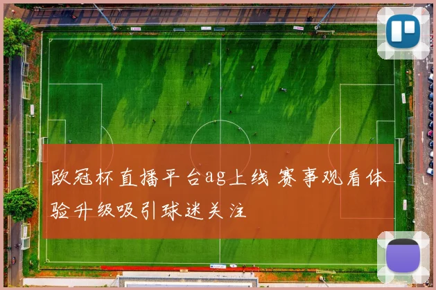 欧冠杯直播平台ag上线 赛事观看体验升级吸引球迷关注
