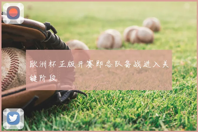 欧洲杯正版开赛即各队备战进入关键阶段